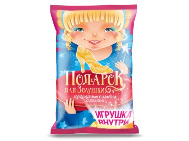 Кукурузные палочки ЛИМАК  "Подарок для Золушки" с подарком 130 гр, 150 суток