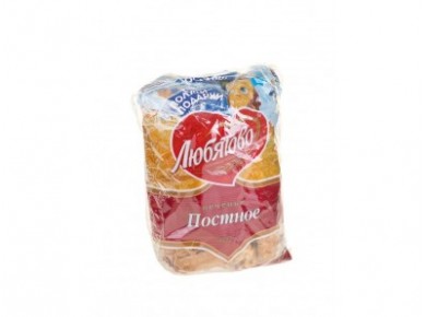 Печенье ЛЮБЯТОВО постное, 400г, 2 упаковки
