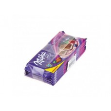 Молочный шоколад MILKA с двухслойной начинкой миндаль и лесные ягоды, 90г, 5 штук