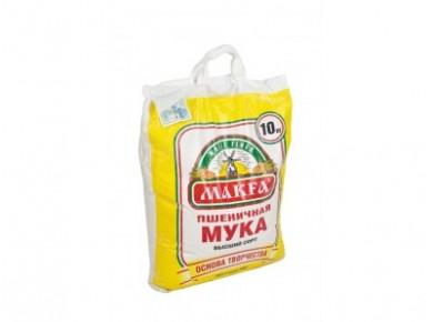 Пшеничная мука высший сорт MAKFA, 10кг, 1 штука