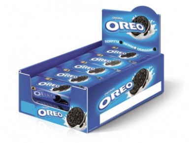 Шоколадное печенье OREO, 38г, 12 пачек