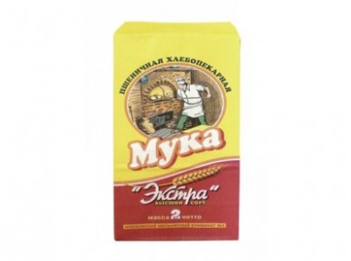 Пшеничная мука высший сорт ЭКСТРА, 2кг, 1 штука
