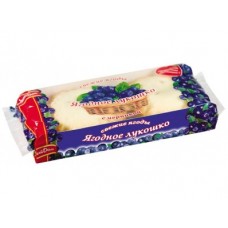 Кекс ЯГОДНОЕ ЛУКОШКО с черникой, 140г, 1 штука