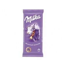 Шоколад MILKA молочный, 90г, 1 штука