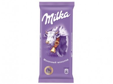 Шоколад MILKA молочный, 90г, 1 штука