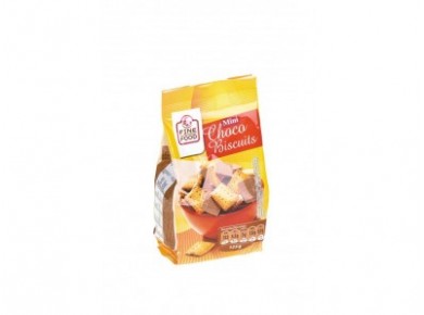 Печенье FINE FOOD с молочным шоколадом, 125г, 1 штука