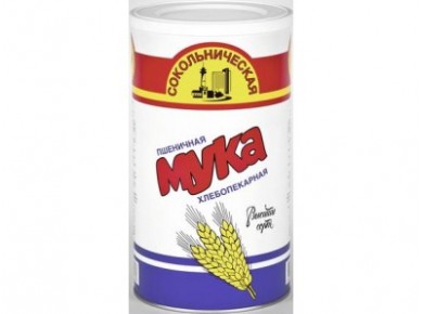 Пшеничная мука высший сорт СОКОЛЬНИЧЕСКАЯ, 0,8кг, 1 штука