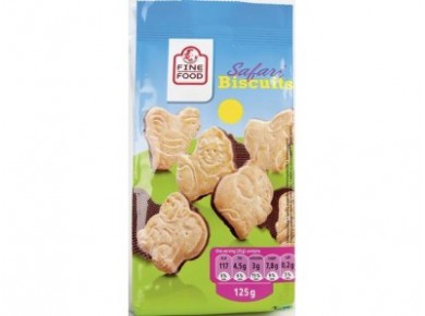 Печенье FINE FOOD сливочное с молочным шоколадом, 125г, 1 штука