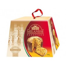 Кулич пасхальный MILANESE с цукатами и изюмом, 500г, 1 штука