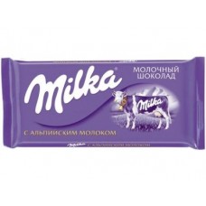 Шоколад MILKA молочный с цельным фундуком, 100г, 5 штук