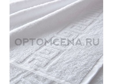Махровое полотенце Туркменистан 40х70 белое 400 гр/м2