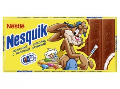Шоколад NESQUIK, 100г, 1 штука