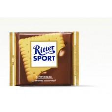 Шоколад RITTER SPORT молочный со сливочным печеньем в нежном какао-креме, 100г, 5 штук