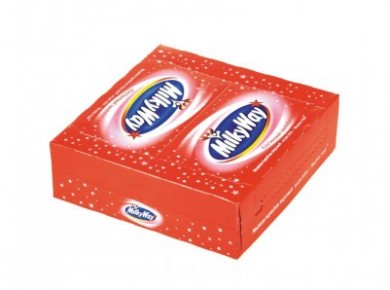 Шоколадный батончики MILKY WAY шоколадные клубничный коктейль, 36*26г, 1 штука