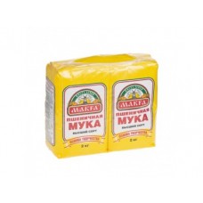 Мука MAKFA Пшеничная Высший Сорт, 2 кг, 2 штуки