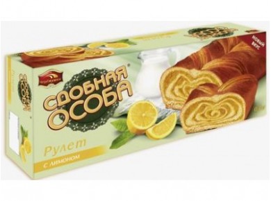 Рулет ЧЕРЕМУШКИ с лимоном, 400г, 1 штука