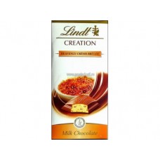 Шоколад LINDT Creation молочный Крем-брюле, 100г, 1 штука