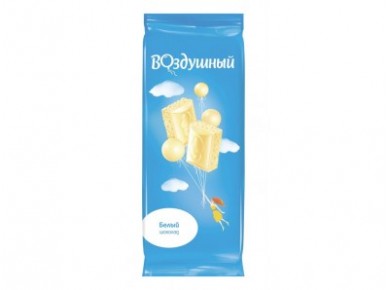 Шоколад ВОЗДУШНЫЙ белый пористый, 85 г, 5 упаковок