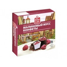 Шоколадные конфеты FINE LIFE малиновый мусс, 116 г, 1 штука