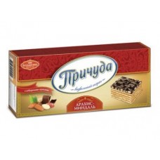 Торт ПРИЧУДА Золотая с арахисом, 370г, 1 штука