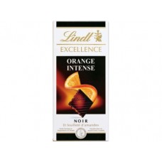 Шоколад LINDT Еxcellence Горький с кусочками  апельсина и миндаля, 100г, 1 штука