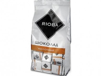 Шоколад RIOBA Молочный порционный 32%, 800г, 1 штука