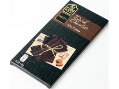 Шоколад FINE FOOD FINESTRO темный 74%, 100г, 1 штука