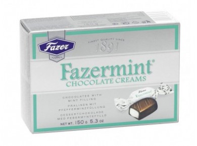 Конфеты FAZER MINT шоколадные с кремом, 150г, 2 штуки