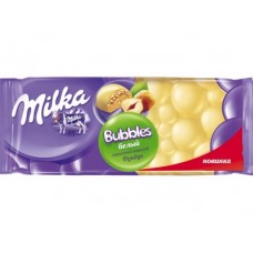 Шоколад MILKA белый пористый, 83г, 5 штук