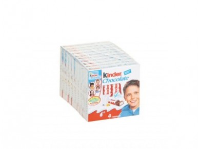 Шоколад KINDER молочный из 4 батончиков, 50г, 10 штук