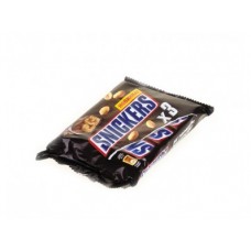 Шоколадный батончки SNICKERS, 3х47,5г, 1 штука