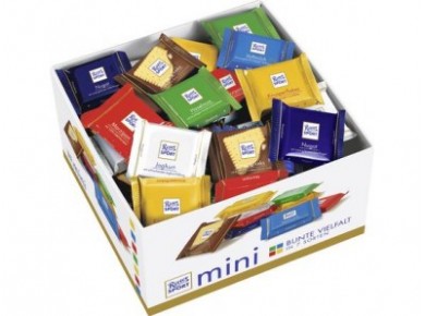 Шоколад RITTER SPORT порционный, 1400г, 1 штука