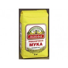 Мука MAKFA высший сорт, 2кг, 1 штука