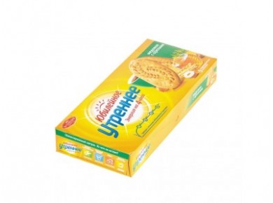 Печенье ЮБИЛЕЙНОЕ утреннее с фундуком и медом, 250г, 1 штука