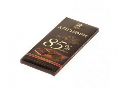 Шоколад АПРИОРИ горький 85% какао, 100г, 1 штука