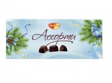 Шоколадные конфеты РОТ ФРОНТ Ассорти, 220г, 2 штуки