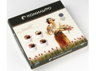 Шоколадные конфеты КОМИЛЬФО Ассорти, 232г, 1 коробка
