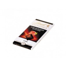 Шоколад LINDT Excellence темный с клубникой, 100г, 1 штука