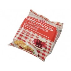 Круассаны FINE LIFE мини с клубничным джемом, 65 г, 1 штука