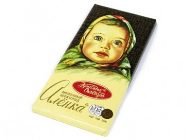 Шоколад АЛЁНКА, 100г, 84 штуки