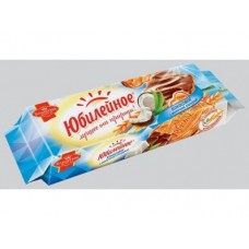 Печенье ЮБИЛЕЙНОЕ кокосовое в шоколаде, 130г, 6 упаковок