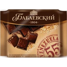 Шоколад БАБАЕВСКИЙ Venezuela с кунжутом, 90г, 4 штуки