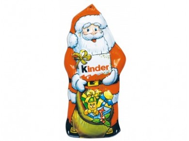 Фигурный шоколад KINDER Дед Мороз, 80г, 1 штука