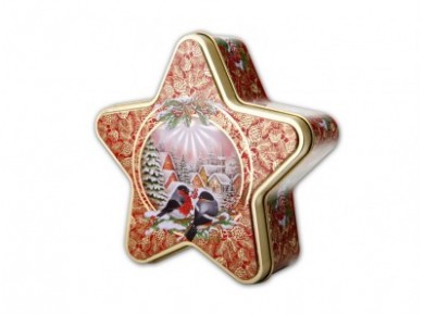 Чай листовой HILLTOP Снежинка ж/б, 100г, 1 штука