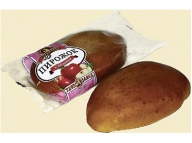 Пирожок с яблоком, 80г, 2 штуки