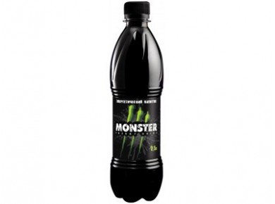 Энергетик MONSTER зелёный, 0,5л, 12 штук