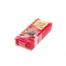 Шоколад ALPEN GOLD молочный с начинкой клубника с йогуртом, 90г, 5 штук