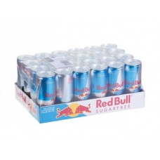 Энергетик RED BULL без сахара, 0,25л, 24 штуки
