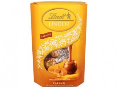 Шоколадные конфеты LINDT Lindor карамель, 200г, 1 штука