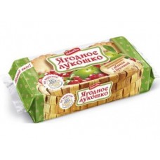 Кекс ЯГОДНОЕ ЛУКОШКО Яблоко и брусника, 140г, 1 упаковка